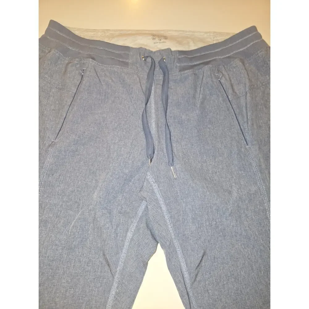 Calvin Klein Performance Women’s 1X Gray Capri Jogger Pants Drawstring Stretch